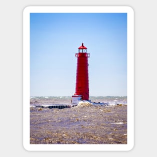 Grand Haven "Inner Pier" Lighthouse Sticker